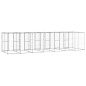 vidaXL Perrera de exterior de acero galvanizado 16,94 m² vidaXL Perrera de exterior de acero galvanizado 16,94 m²
