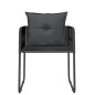 vidaXL Juego de comedor para jardín 7 piezas negro vidaXL Juego de comedor para jardín 7 piezas negro