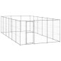 vidaXL Perrera de exterior de acero galvanizado 21,78 m² vidaXL Perrera de exterior de acero galvanizado 21,78 m²