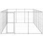 vidaXL Perrera de exterior de acero galvanizado 21,78 m² vidaXL Perrera de exterior de acero galvanizado 21,78 m²