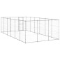 vidaXL Perrera de exterior de acero galvanizado 21,78 m² vidaXL Perrera de exterior de acero galvanizado 21,78 m²