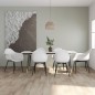 vidaXL Sillas de comedor 6 unidades blancas PP vidaXL Sillas de comedor 6 unidades blancas PP
