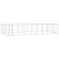 vidaXL Perrera de exterior de acero galvanizado 43,56 m² vidaXL Perrera de exterior de acero galvanizado 43,56 m²