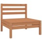 vidaXL Juego muebles de jardín 7 pzas madera maciza pino marrón miel vidaXL Juego muebles de jardín 7 pzas madera maciza pino marrón miel