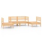 vidaXL Juego de muebles de jardín 4 piezas madera maciza de pino vidaXL Juego de muebles de jardín 4 piezas madera maciza de pino