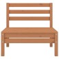 vidaXL Juego muebles de jardín 9 pzas madera maciza pino marrón miel vidaXL Juego muebles de jardín 9 pzas madera maciza pino marrón miel