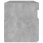 vidaXL Mesita de noche con LED contrachapada gris hormigón 60x35x40 cm vidaXL Mesita de noche con LED contrachapada gris hormigón 60x35x40 cm