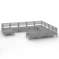 vidaXL Juego de muebles de jardín 11 piezas madera maciza de pino gris vidaXL Juego de muebles de jardín 11 piezas madera maciza de pino gris