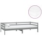 vidaXL Sofá cama con colchón madera de pino maciza gris 90x200 cm vidaXL Sofá cama con colchón madera de pino maciza gris 90x200 cm