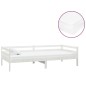 vidaXL Sofá cama con colchón madera de pino maciza blanco 90x200 cm vidaXL Sofá cama con colchón madera de pino maciza blanco 90x200 cm