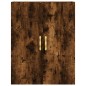 vidaXL Aparador alto madera contrachapada roble ahumado 69,5x34x180 cm vidaXL Aparador alto madera contrachapada roble ahumado 69,5x34x180 cm