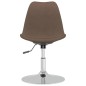 vidaXL Sillas de comedor giratorias 6 unidades tela color gris taupe vidaXL Sillas de comedor giratorias 6 unidades tela color gris taupe
