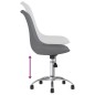 vidaXL Sillas de comedor giratorias 6 unidades tela gris claro vidaXL Sillas de comedor giratorias 6 unidades tela gris claro