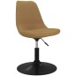 vidaXL Silla de comedor giratoria 6 uds terciopelo marrón vidaXL Silla de comedor giratoria 6 uds terciopelo marrón