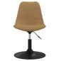 vidaXL Silla de comedor giratoria 6 uds terciopelo marrón vidaXL Silla de comedor giratoria 6 uds terciopelo marrón