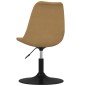 vidaXL Silla de comedor giratoria 6 uds terciopelo marrón vidaXL Silla de comedor giratoria 6 uds terciopelo marrón