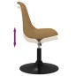 vidaXL Silla de comedor giratoria 6 uds terciopelo marrón vidaXL Silla de comedor giratoria 6 uds terciopelo marrón