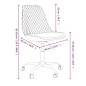vidaXL Sillas de comedor giratorias 6 unidades tela gris oscuro vidaXL Sillas de comedor giratorias 6 unidades tela gris oscuro