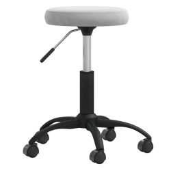 vidaXL Silla de comedor de terciopelo verde claro