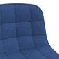 vidaXL Sillas de comedor giratorias 4 unidades tela azul vidaXL Sillas de comedor giratorias 4 unidades tela azul