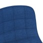 vidaXL Sillas de comedor giratorias 4 unidades tela azul vidaXL Sillas de comedor giratorias 4 unidades tela azul