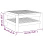 vidaXL Muebles de jardín 6 pzas cojines crema madera maciza de acacia vidaXL Muebles de jardín 6 pzas cojines crema madera maciza de acacia