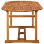 vidaXL Set de comedor de jardín 9 piezas madera maciza de acacia vidaXL Set de comedor de jardín 9 piezas madera maciza de acacia