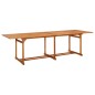 vidaXL Set de comedor para jardín 11 piezas madera maciza de acacia vidaXL Set de comedor para jardín 11 piezas madera maciza de acacia