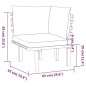vidaXL Muebles de jardín 6 piezas con cojines madera maciza de acacia vidaXL Muebles de jardín 6 piezas con cojines madera maciza de acacia