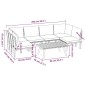 vidaXL Muebles de jardín 7 piezas con cojines madera maciza de acacia vidaXL Muebles de jardín 7 piezas con cojines madera maciza de acacia