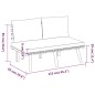 vidaXL Muebles de jardín 5 piezas con cojines madera maciza de acacia vidaXL Muebles de jardín 5 piezas con cojines madera maciza de acacia
