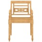 vidaXL Set de muebles de jardín 4 piezas madera maciza de teca vidaXL Set de muebles de jardín 4 piezas madera maciza de teca