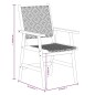 vidaXL Juego de comedor de jardín 5 piezas madera maciza de acacia vidaXL Juego de comedor de jardín 5 piezas madera maciza de acacia