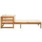 vidaXL Muebles de jardín 3 pzas con cojines crema madera de acacia vidaXL Muebles de jardín 3 pzas con cojines crema madera de acacia