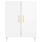vidaXL Aparador alto madera contrachapada blanco brillo 69,5x34x180 cm vidaXL Aparador alto madera contrachapada blanco brillo 69,5x34x180 cm