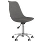 vidaXL Sillas de comedor giratorias 4 unidades tela gris oscuro vidaXL Sillas de comedor giratorias 4 unidades tela gris oscuro