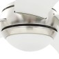 vidaXL Ventilador de techo adornado con lámpara 128 cm blanco vidaXL Ventilador de techo adornado con lámpara 128 cm blanco