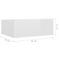 vidaXL Mesitas noche flotante 2 uds contrachapada blanco 40x30x15 cm vidaXL Mesitas noche flotante 2 uds contrachapada blanco 40x30x15 cm