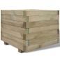 vidaXL Arriate cuadrado madera 50x50x40 cm vidaXL Arriate cuadrado madera 50x50x40 cm