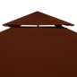 vidaXL Toldo de cenador 2 niveles terracota 310 g/m² 3x3 m vidaXL Toldo de cenador 2 niveles terracota 310 g/m² 3x3 m