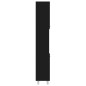 vidaXL Armario de baño madera contrachapada negro 30x30x179 cm vidaXL Armario de baño madera contrachapada negro 30x30x179 cm