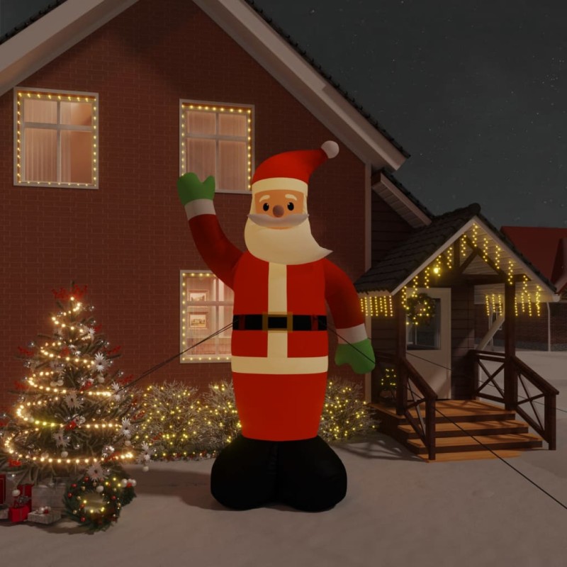 vidaXL Papá Noel inflable con luces LED 475 cm vidaXL Papá Noel inflable con luces LED 475 cm