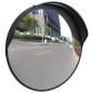 vidaXL Espejo de tráfico convexo plástico negro 30 cm vidaXL Espejo de tráfico convexo plástico negro 30 cm