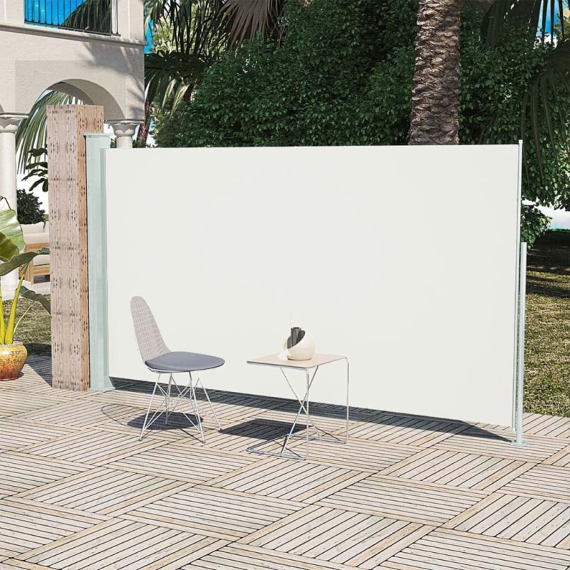 vidaXL Toldo lateral retráctil de jardín crema160x300 cm vidaXL Toldo lateral retráctil de jardín crema160x300 cm