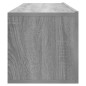 vidaXL Mueble para TV madera contrachapada gris Sonoma 100x30x30 cm