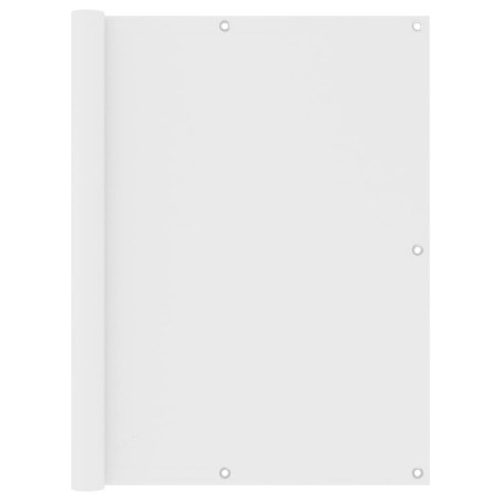 vidaXL Toldo para balcón tela oxford blanco 120x500 cm