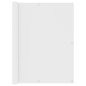 vidaXL Toldo para balcón tela oxford blanco 120x500 cm