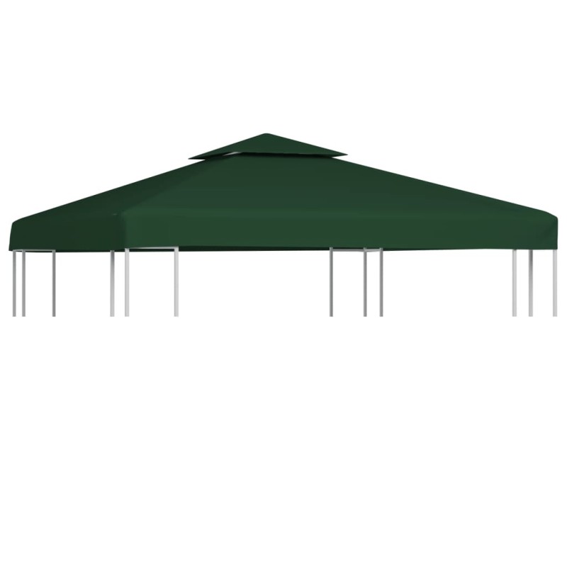 vidaXL Cubierta de repuesto de cenador 310 g/m² verde 3x3 m vidaXL Cubierta de repuesto de cenador 310 g/m² verde 3x3 m