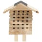 vidaXL Hotel para abejas de madera maciza de abeto 22x20x20 cm vidaXL Hotel para abejas de madera maciza de abeto 22x20x20 cm