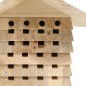 vidaXL Hotel para abejas de madera maciza de abeto 22x20x20 cm vidaXL Hotel para abejas de madera maciza de abeto 22x20x20 cm